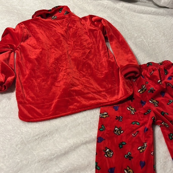 Rudolph the red nosed reindeer pajamas set 6x EUC - Picture 5 of 6